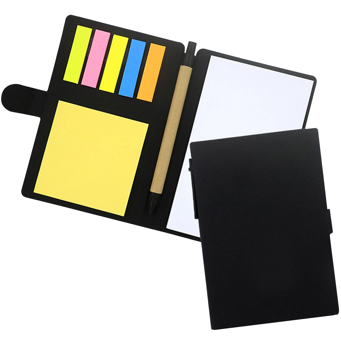 Custom Note Book With Flag Set & Pen