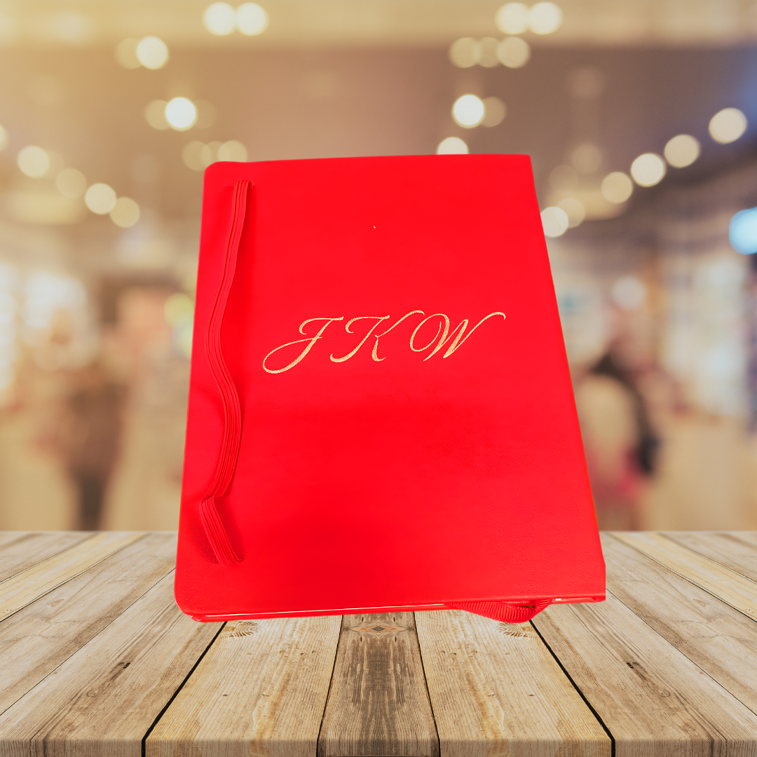 Custom Engraved Leather Journal Notebook