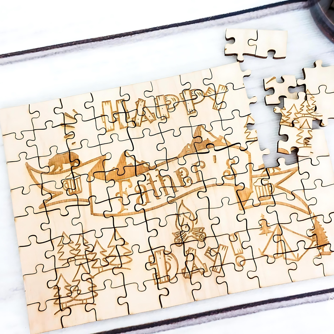 Custom Engraved Jigsaw Puzzle