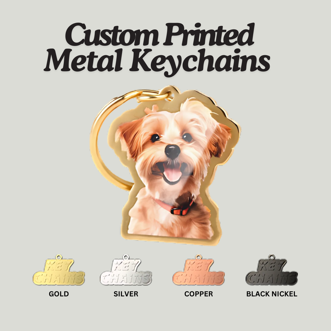 Custom Printed Metal Keychains