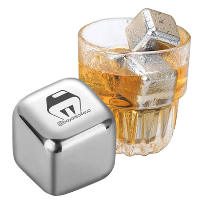Custom Stainless Steel Reusable Ice Cubes