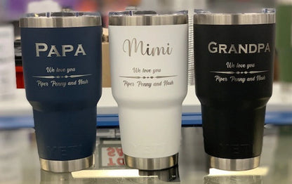 Custom Engraved Tumbler